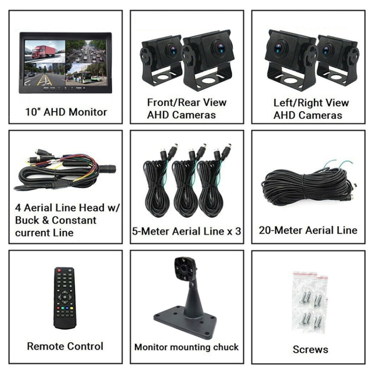 PZ612-4AHD IP67 120 Degree Car AHD 1080P 2 Megapixels 10 inch 4-Way Rearview Mirror Monitor, Night Vision Full Color, with Video Function, PZ612-4AHD PZ612-4AHD IP67 120 Degree Car AHD 1080P 2 Megapixels 10 inch 4-Way Rearview Mirror Monitor, Night Vision Full Color, with Video Function, PZ612-4AHD